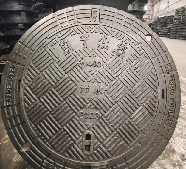 霍邱球墨铸铁防沉降井盖展示